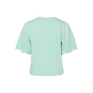 Y.A.S Lex Short Sleeve Embroidered Top